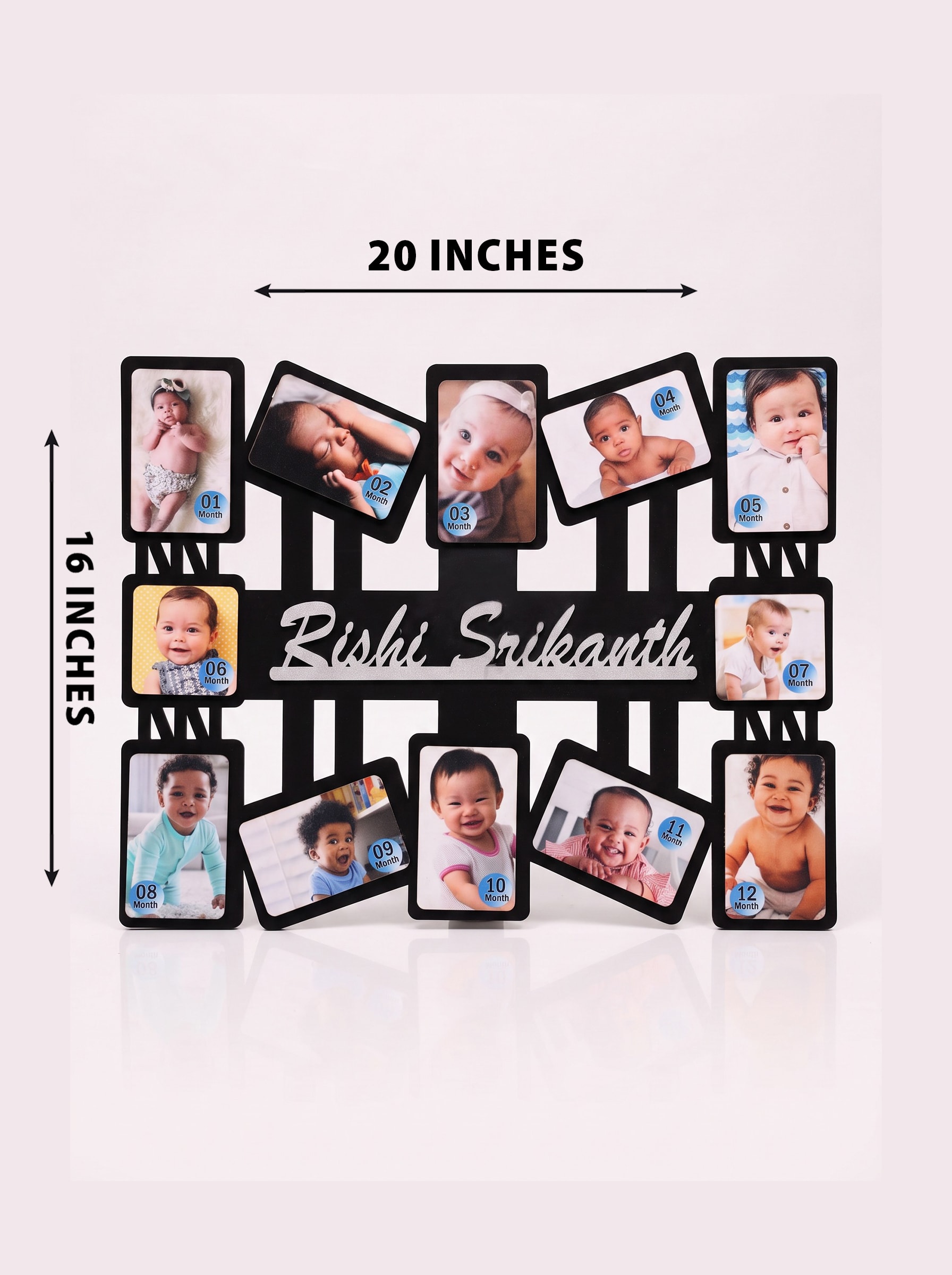 Wooden 12 Months Photo Frame — photo 2